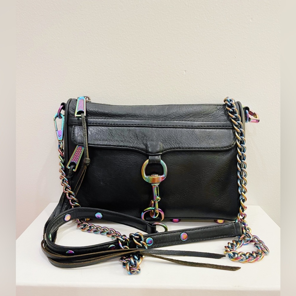 Authentic 2017 Rebecca Minkoff MAC Mini Crossbody with Rainbow Hardware - Picture 2 of 10